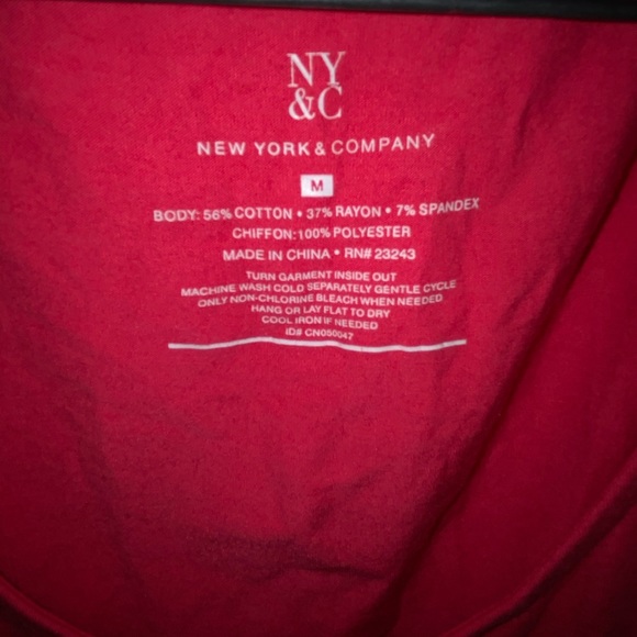 New York & Company Pink Tank Top Medium -SOLD - Picture 2 of 7